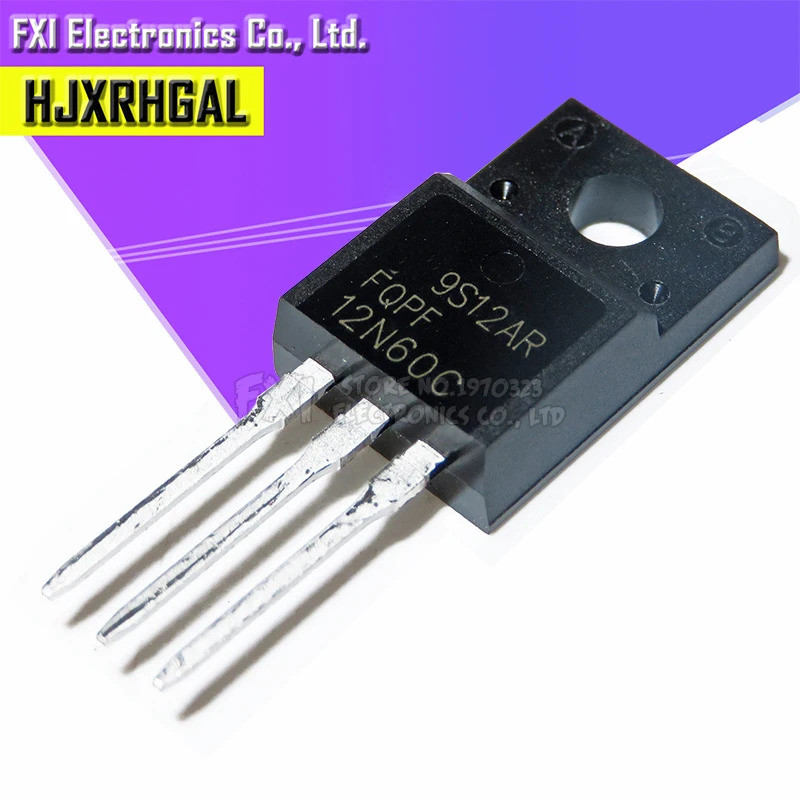 10 chiếc FQPF12N60C 12N60 12A / 600V N-kênh MOSFET chính hãng