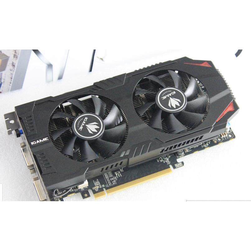 Quạt Card đồ họa Rainbow iGame660 750Ti Flame God of War U-Twin-2GD5 GTX750TI 2G đầy màu sắc
