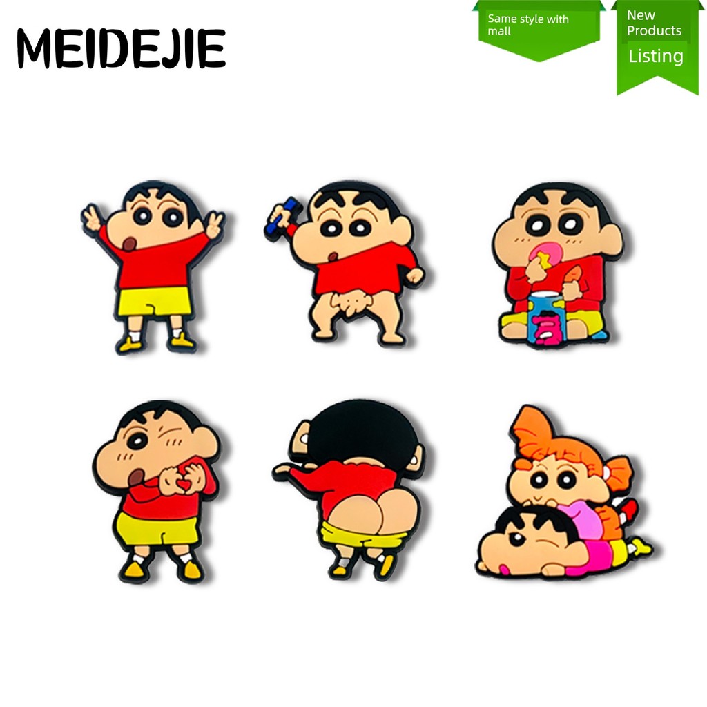 chamr gắn dép cross cham dép cross charm dép crocs Crayon Shin-Chan Series Lỗ Giày Phụ Kiện diy Dễ T