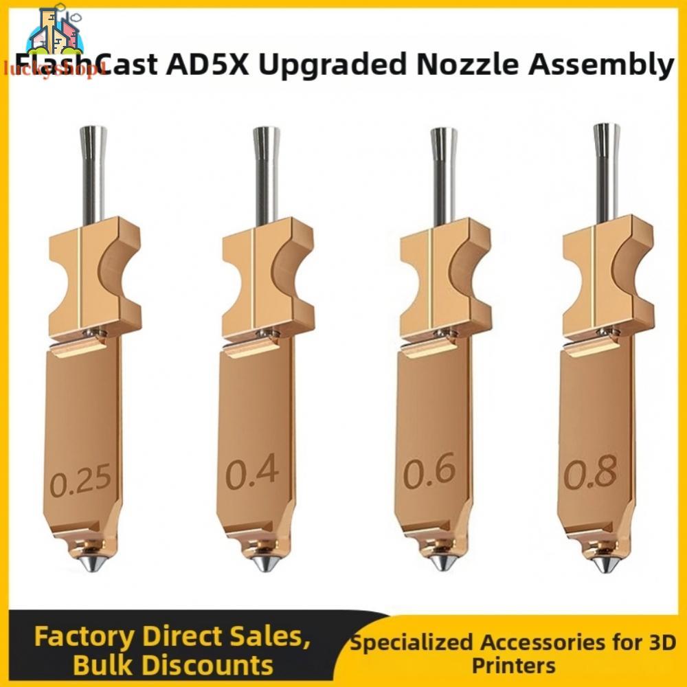 Vòi phun cho AD5X 300°C Thành phần thép không gỉ chịu nhiệt độ