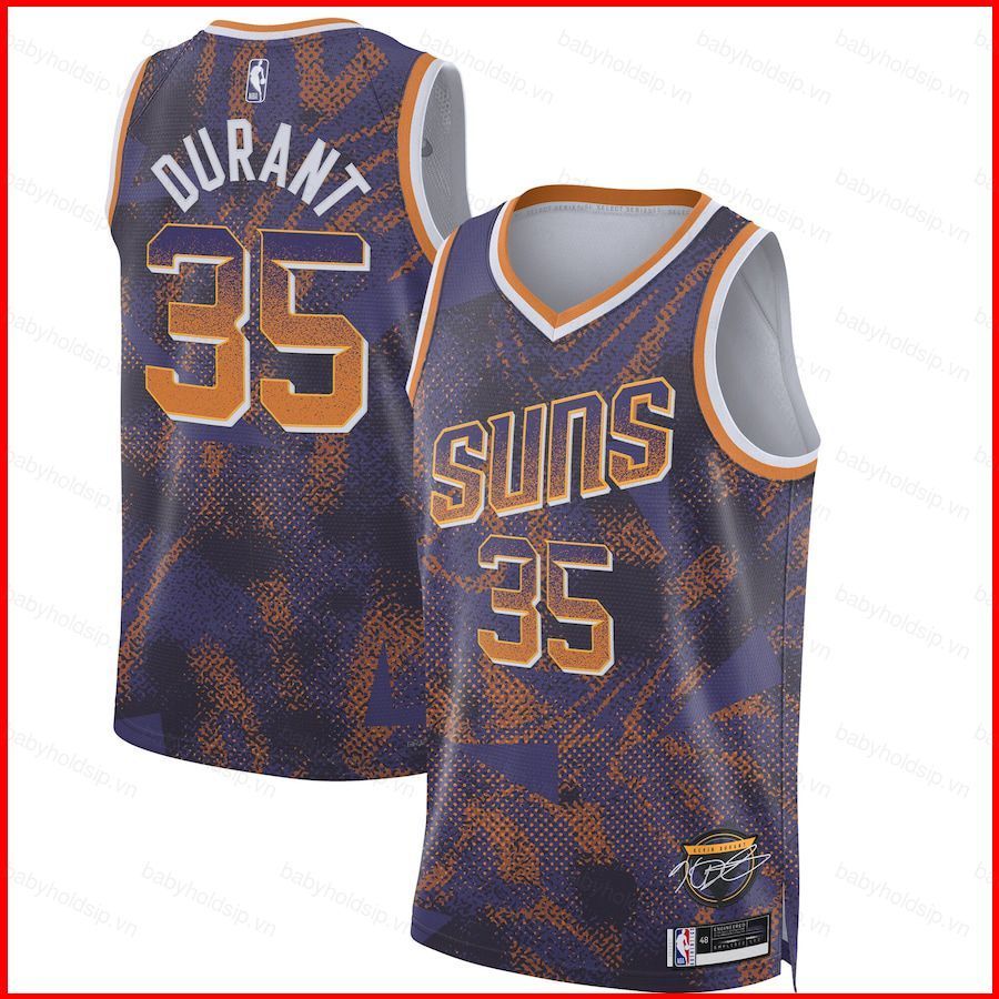 BS1 NBA Phoenix Suns 2025 Chọn Series Jersey Trẻ Em Người Lớn Plus Size-Kevin Durant-Số 35 SB1