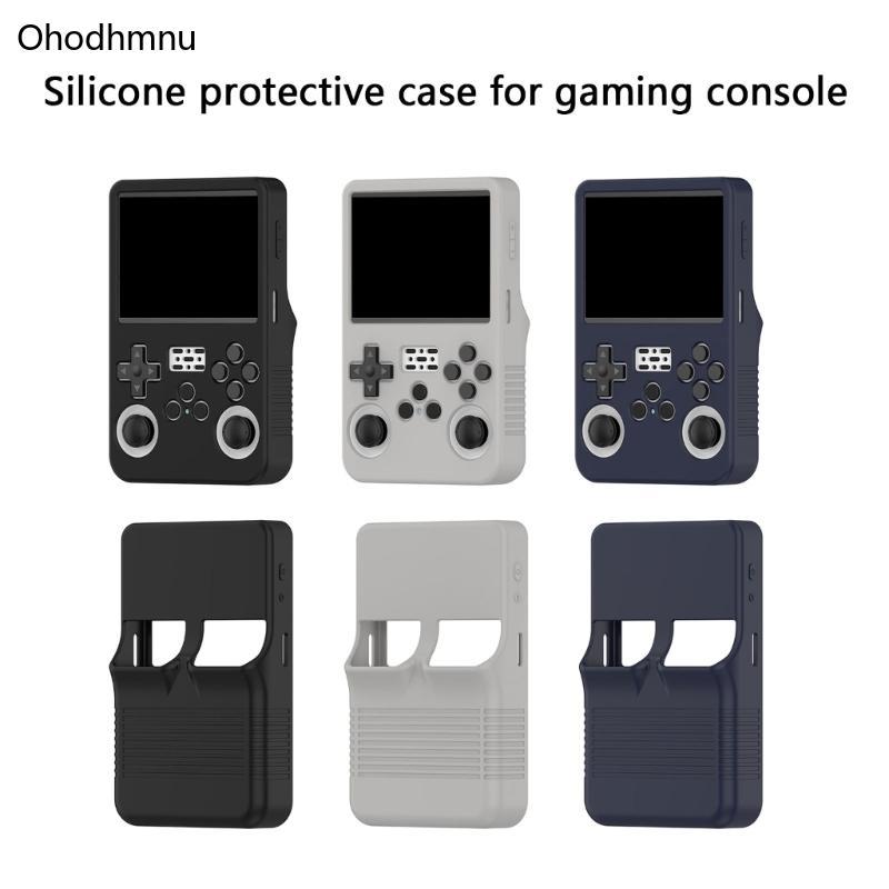 Ohodhmnu Vỏ Bảo Vệ Da Silicon Chống Trầy Xước Cho R36S Máy Chơi Game Tay Cầm Da Tay Game Nhà Ở Chơi 