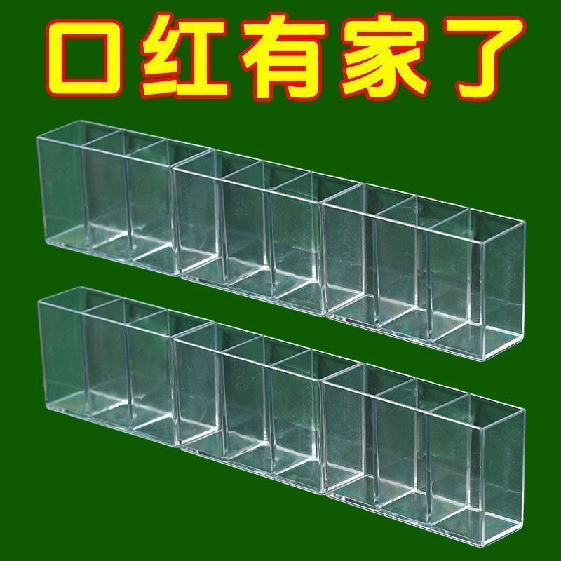 TB Spot Goods#Wall-Mounted Compartment Box Mirror Cabinet Storage Bathroom Wall Eyebrow Clip Scissor