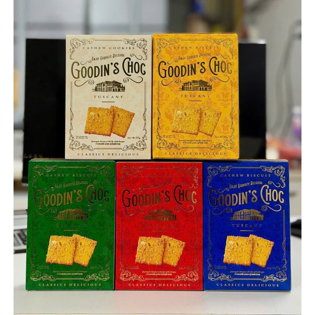 BÁNH QUY JACOB JENSEN GOODIN'S CHOC INDO hộp 60gr ( xanh lá)