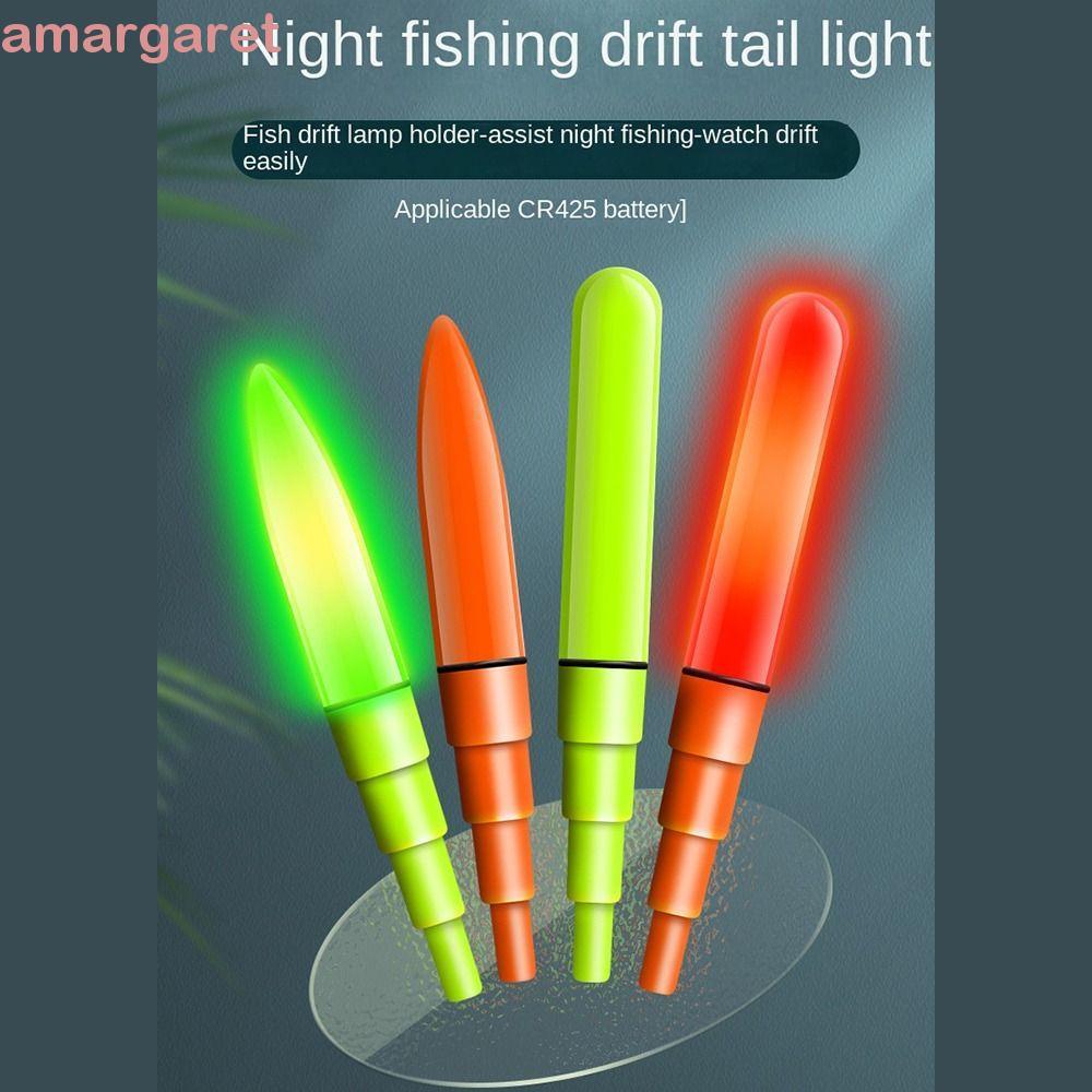 AMARGARRET 1 Đèn LED Phao Câu Cá, Đèn Phao Câu Cá Siêu Sáng Dạ Quang, 2024 Cảm Ứng Phao Câu Cá Đêm T