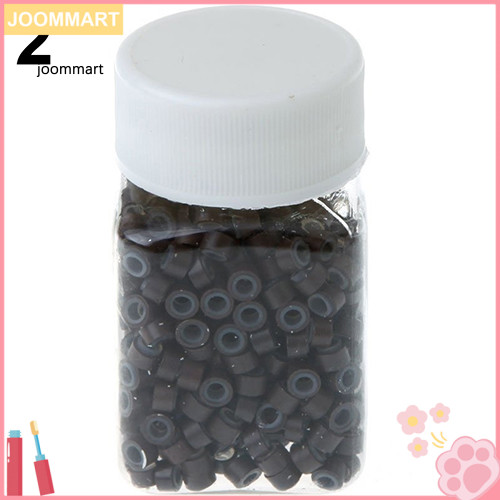 [Jm] 500 Chiếc Nhẫn Hạt Liên Kết Bằng Nhôm Silicon Cho Lông Vũ Phần Mở Rộng Tóc Mỹ Phẩm