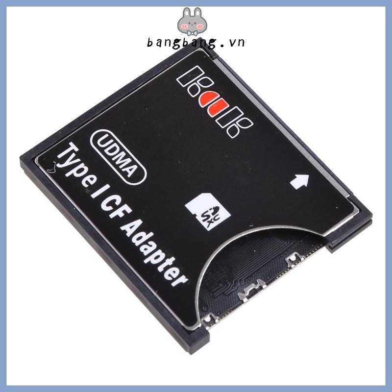 Đầu đọc thẻ Flash máy ảnh Bang Bộ chuyển đổi SD sang CF SDHC SDXC sang CF Tốc độ cực nhỏ gọn cho máy