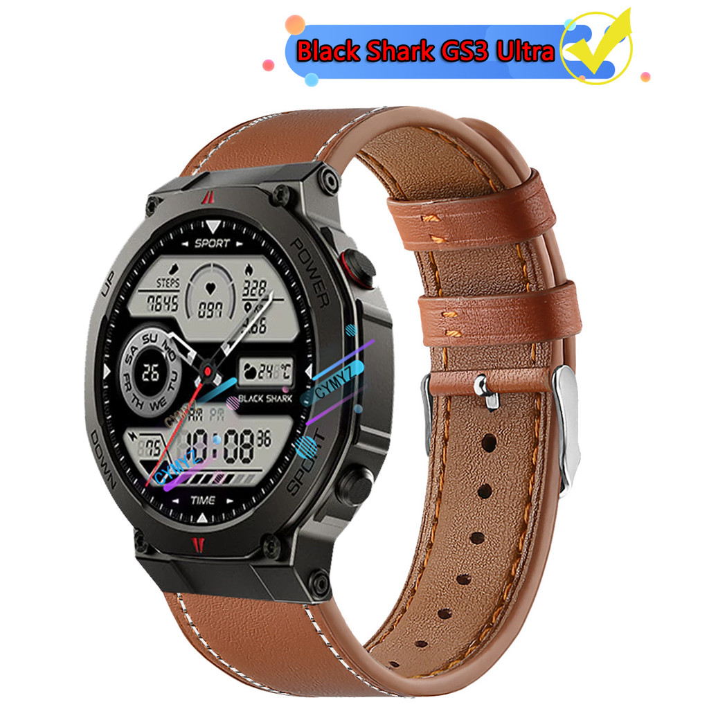 Black Shark GS3 Dây đeo siêu dây da Black Shark GS3 Ultra Dây đeo đồng hồ thông minh Dây đeo thể tha