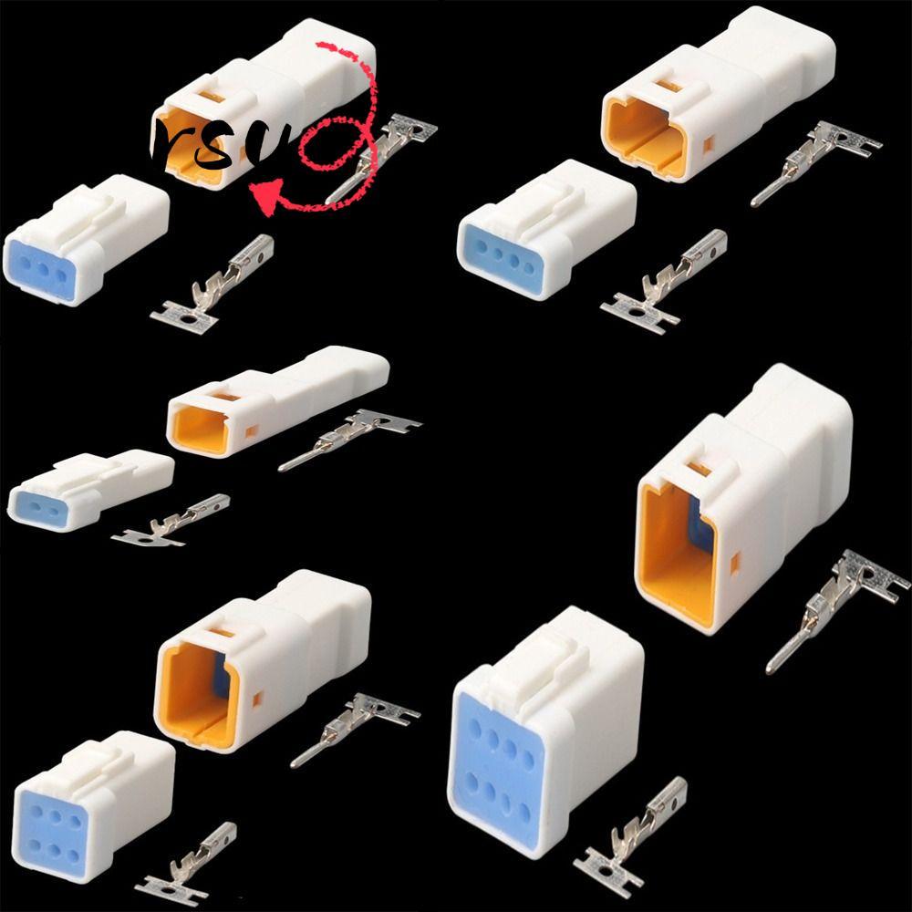 Đầu nối cáp chống nước ô tô TARSU, 03R-JWPF-VSLE-S 2 3 4 6 8 pin JST JWPF Nam Nữ Mông Cắm, Khối đầu 