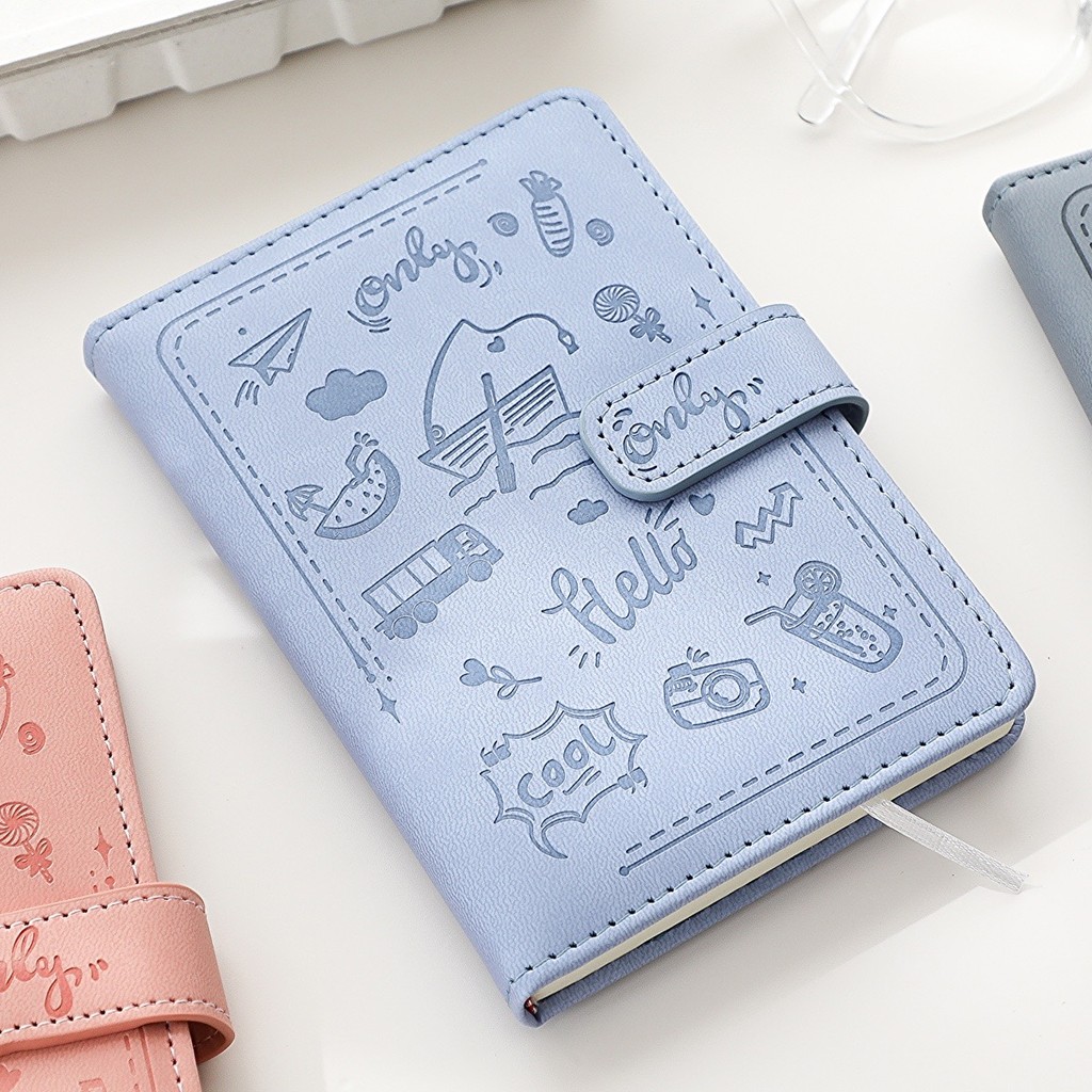 Notebook Bump Peach Di Động Đường Ngang Dày Ghi Làm Việc Niche Cao Cấp Notebook Matcha