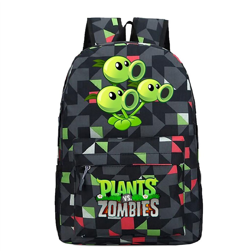 Vs.Plants Phiên bản Hàn Quốc Zombies Casual Schoolbag Sinh viên Plants vs. Ba lô sức chứa lớn xuyên 