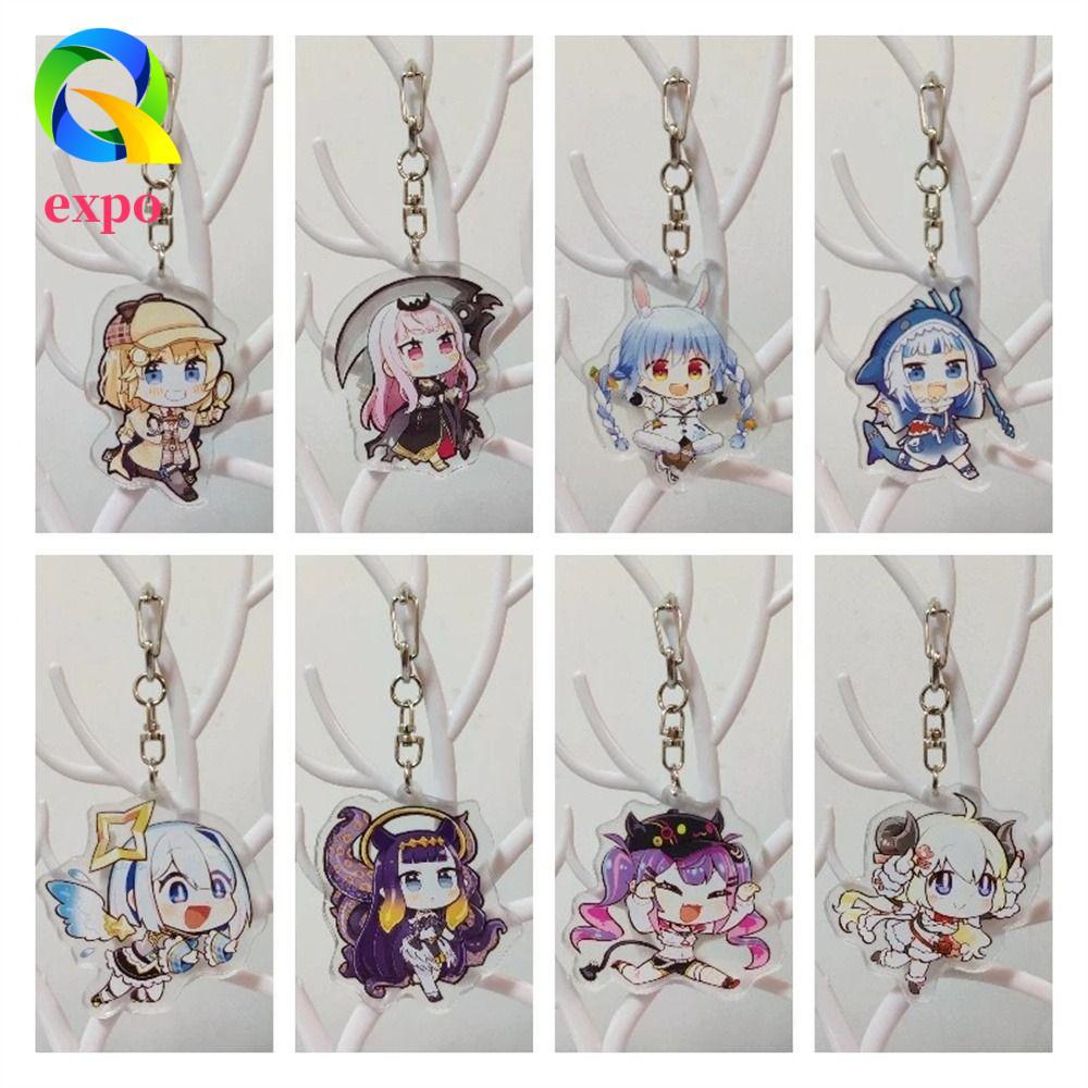 EXPO Giới Hạn Hololive Mặt Dây Chuyền Murasaki Shion Gawr Gura Đồ Chơi Quà Tặng Cosplay Vtuber Holol