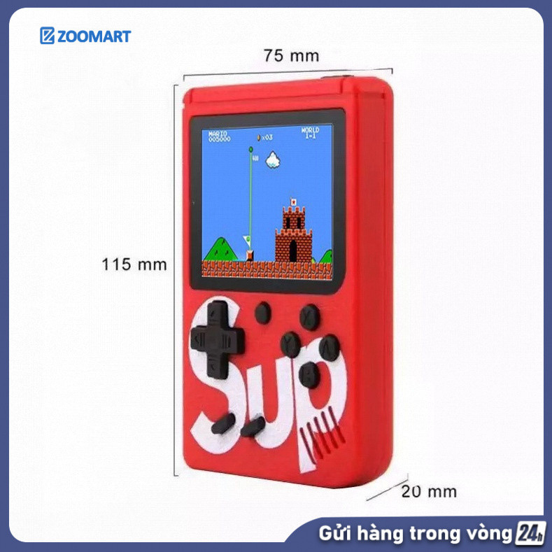 Máy chơi game retro SUP 400 in 1, Máy Chơi Game, Retro / Cổ Điển, Sup 400 in 1, Kèm Tay 2 Cầm, Cầm T