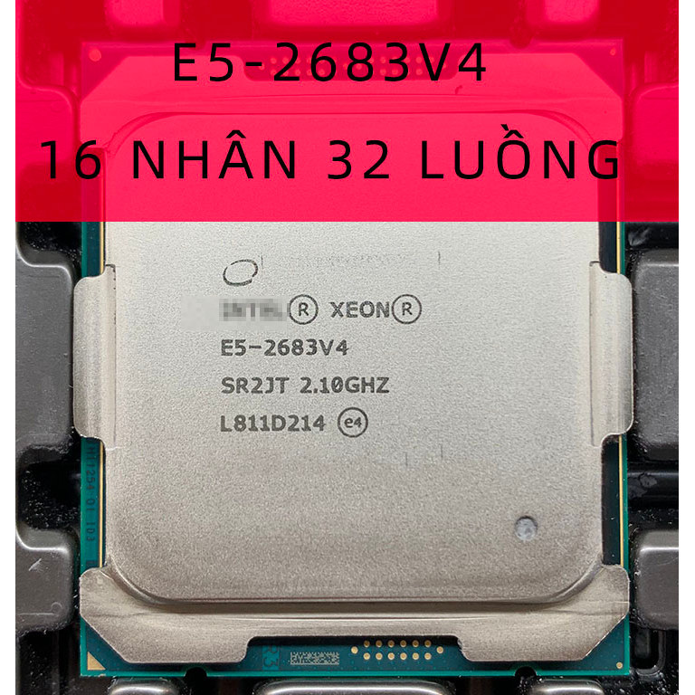 CPU XEON E5-2683V4 lắp main x99 socket 2011 chạy ram ddr4
