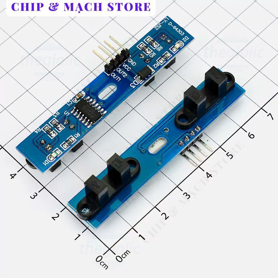 LM393 Cảm Biến Quang Chữ U Chip & Mạch Store