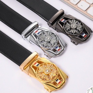 Thắt lưng mặt xoay nam thắt lưng nam cao cấp thời trang dây nịt da khóa tự động 8-9