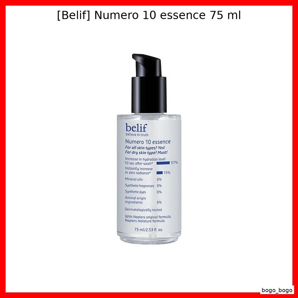 [Belif] Tinh chất Numero 10 75 ml / Tinh chất Hàn Quốc / Công thức nhẹ / 100% Authentic by bogo _ bo