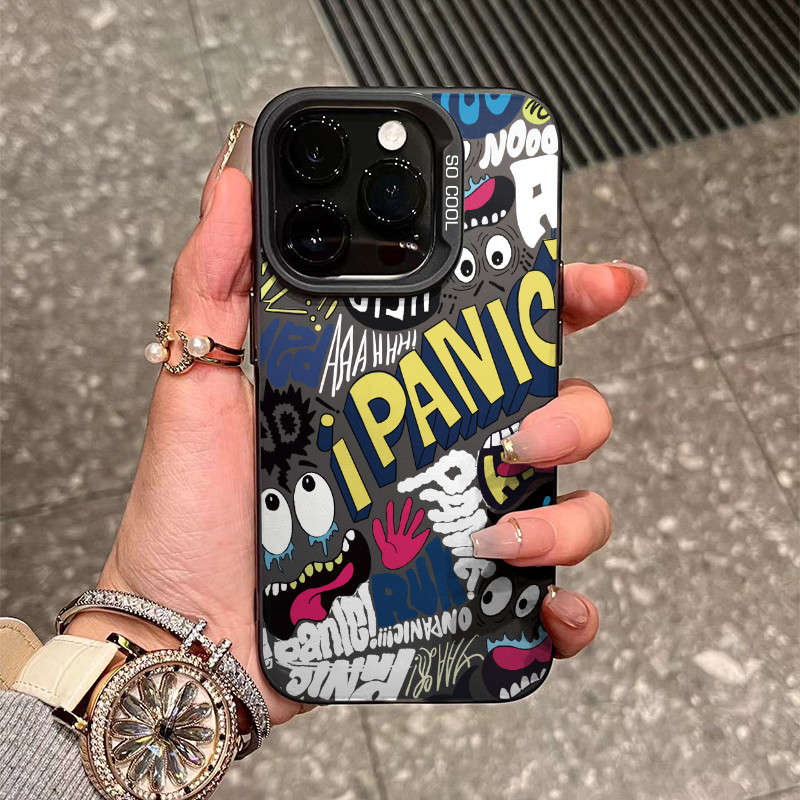Biểu tượng graffiti cho trường hợp iPhone 17/15/16Plus iPhone 13promax/12 Dễ thương 11pro Mới XR/XSMAXBùng nổ
