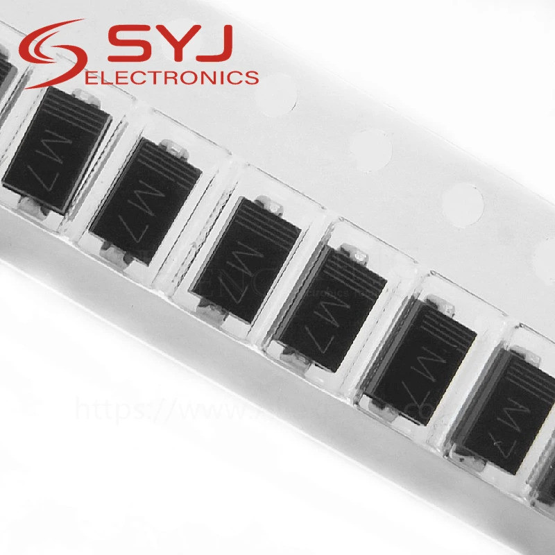 100 Cái / lốc DIODE M7 1N4007 SMA SMD 1A 1000V IN4007 Diode Chỉnh Lưu Còn Hàng