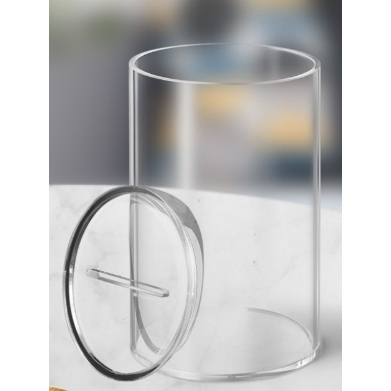 Trong suốt trong suốt tròn Acrylic Piggy Bank có thể lưu trữ Piggy Bank Trẻ em Người lớn Piggy Bank 