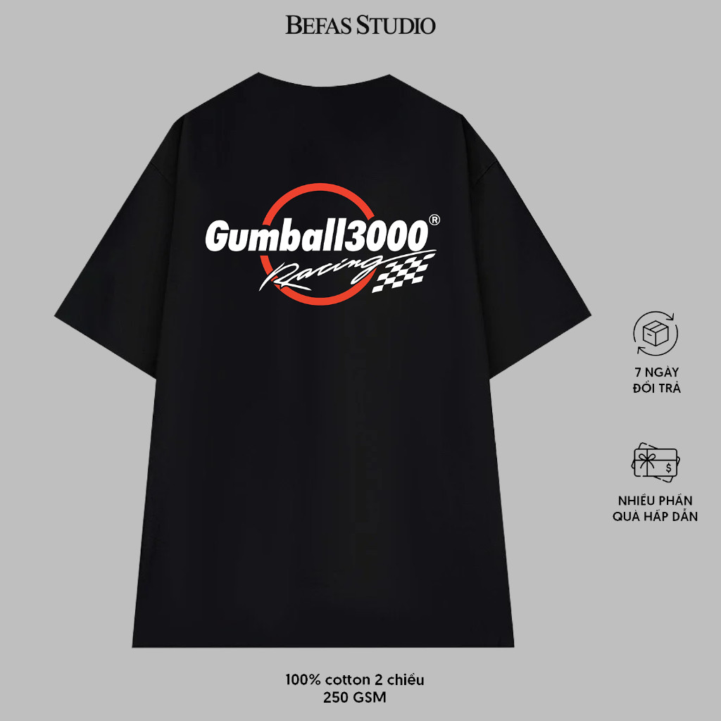 HARDROCK X GUMBALL 3000 T-SHIRT - Áo Thun Localbrand Hardrock x Gumball3000 - Áo Thun Oversize
