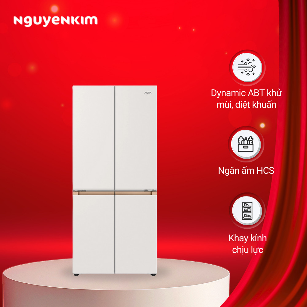 Tủ lạnh Aqua Inverter 508 lít AQR-MA580XA(MC)U1