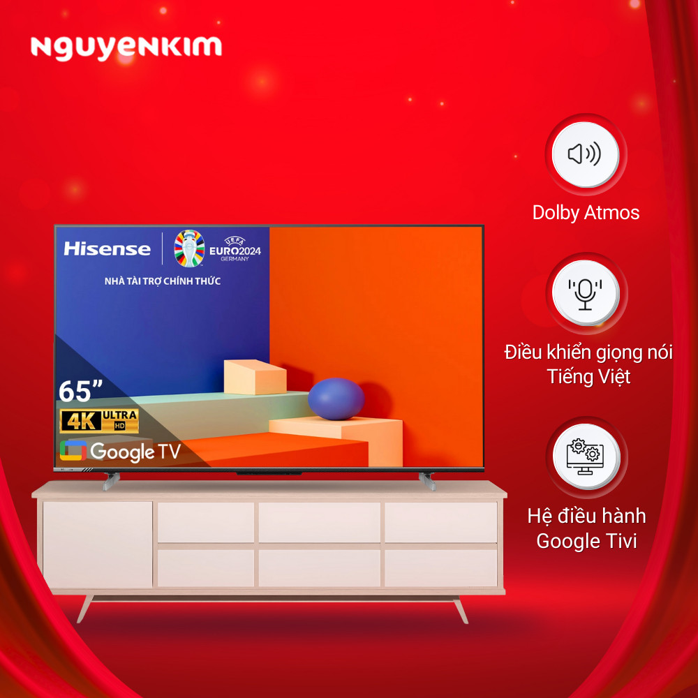 Google Tivi Hisense 4K 65 inch 65A6500K