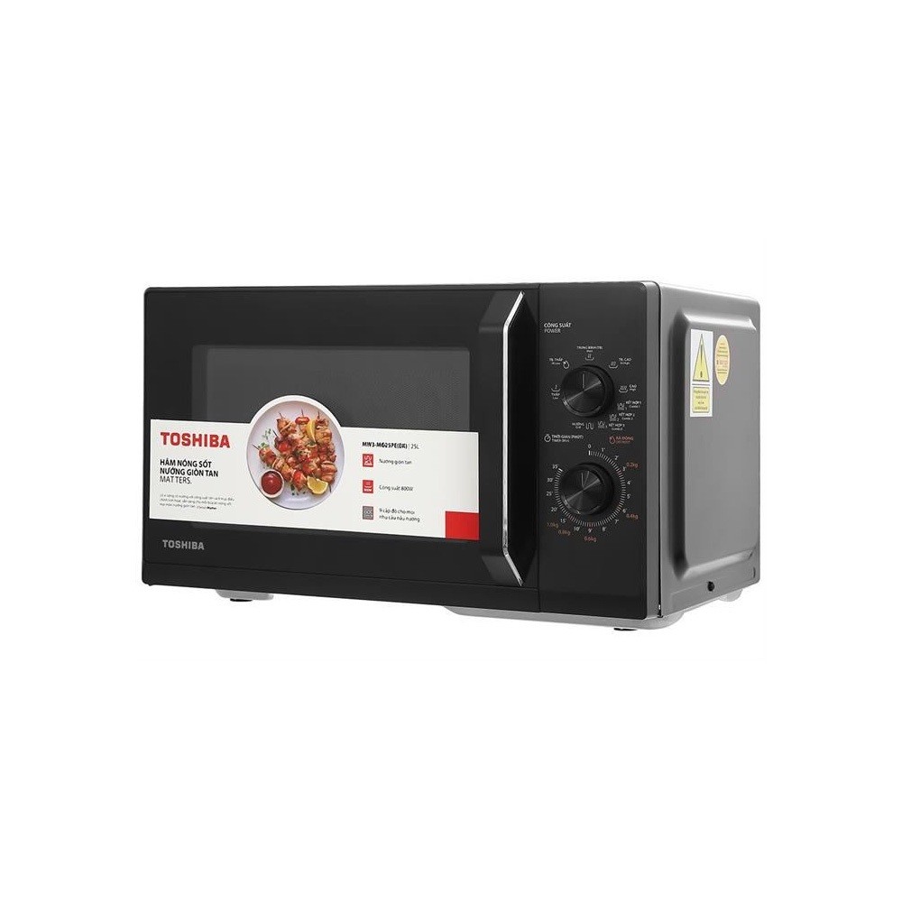 [ Chính Hãng ] Lò vi sóng có nướng Toshiba MW3-MG25PE - Dung tích 25 Lít