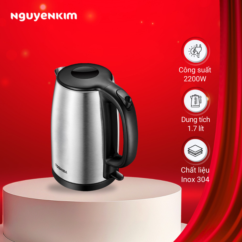 Bình đun siêu tốc Toshiba 1.7 Lít KT-17SH2NV
