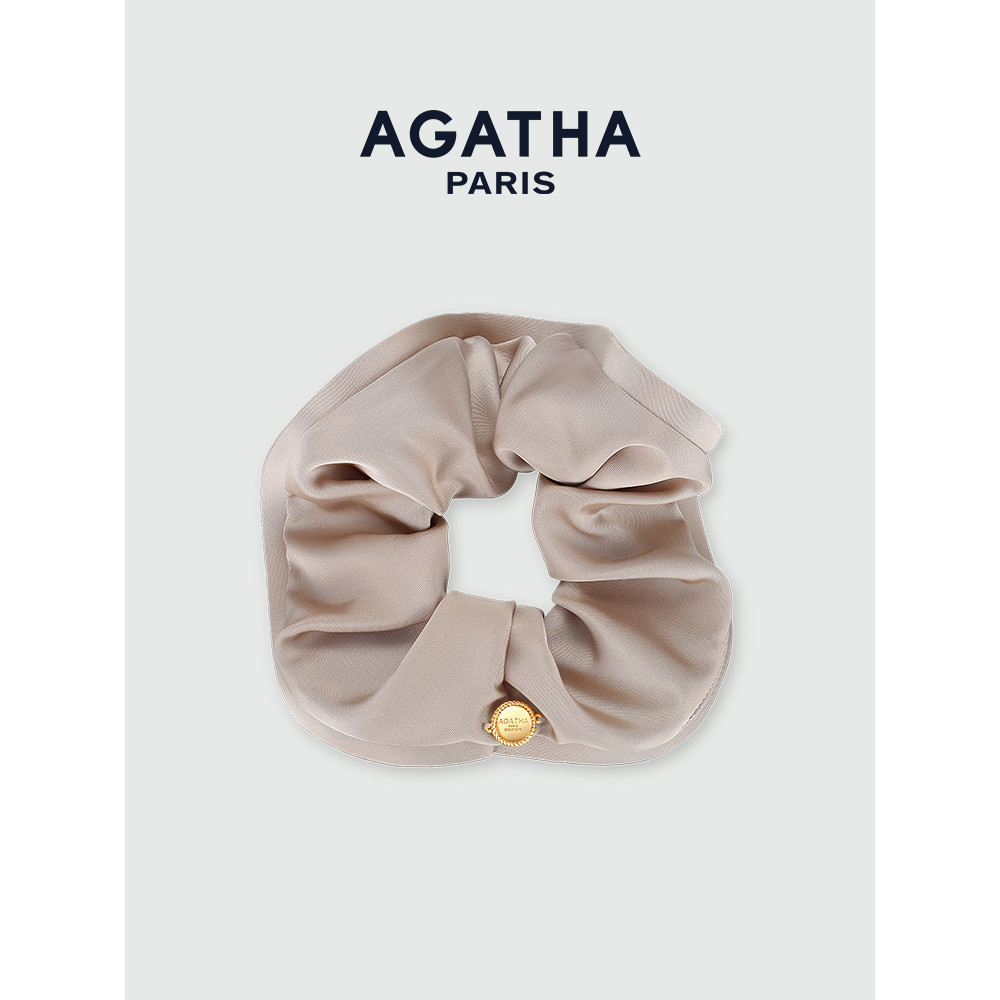AGATHA / AGATHA Cổ Điển Phụ Kiện Tóc Series Thanh Lịch Lớn Dây Buộc Tóc Scrunchy Dây Buộc Đầu Paris 