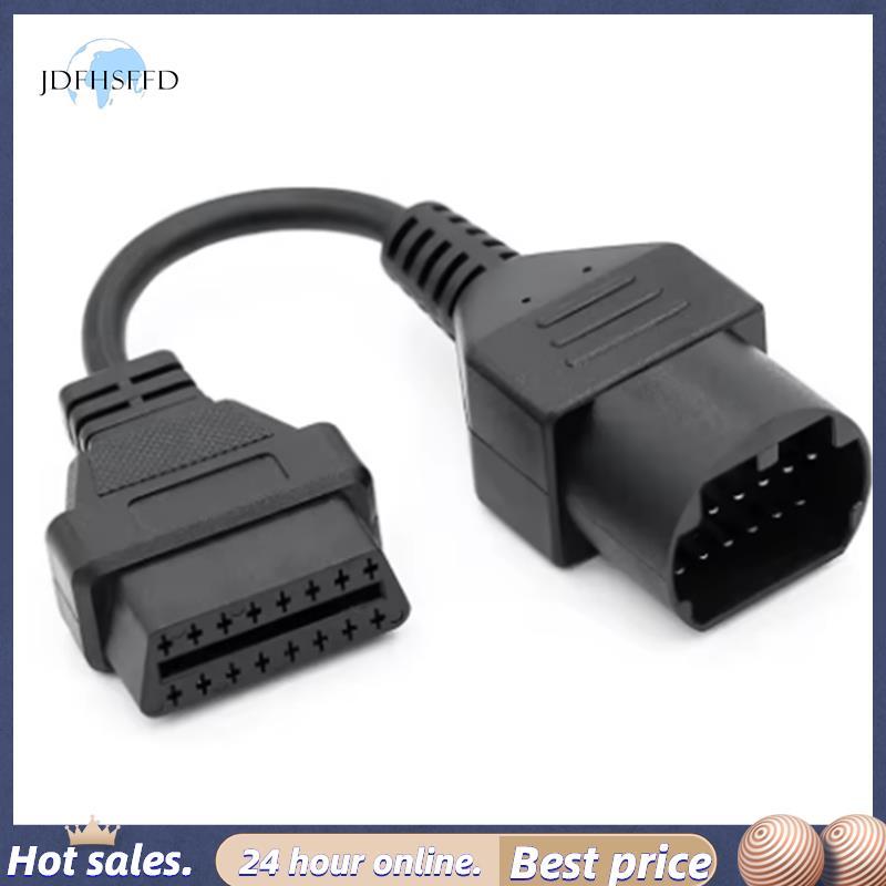 [jdfhsffd] Cáp nối dài Obd2 Đầu nối OBD sang Obd2 16Pin cho 17 chân cho Công cụ tự động chẩn đoán ô 