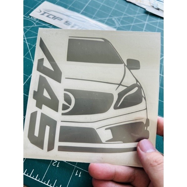 DÁN XE MERCEDES A45 AKESSORI KERETA STICKERS AMG