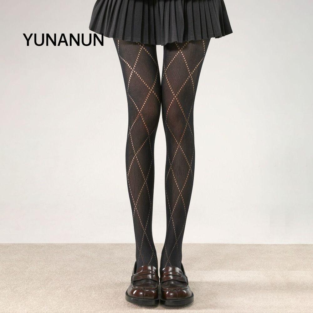 Quần Legging Jacquard YUNAUN, Style Y2K, Thoải Mái Gợi Cảm