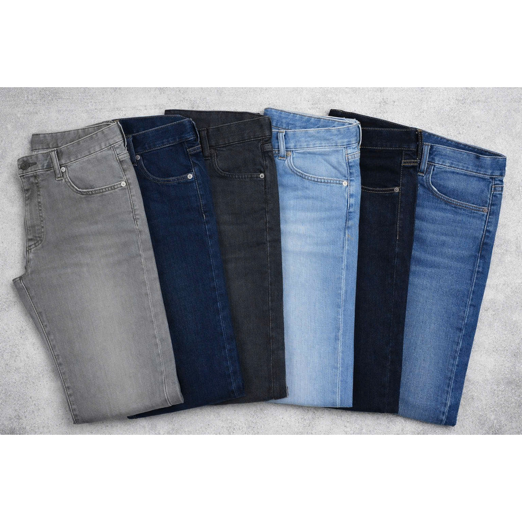 Quần jean nam Uniqlo ống đứng [H6126]