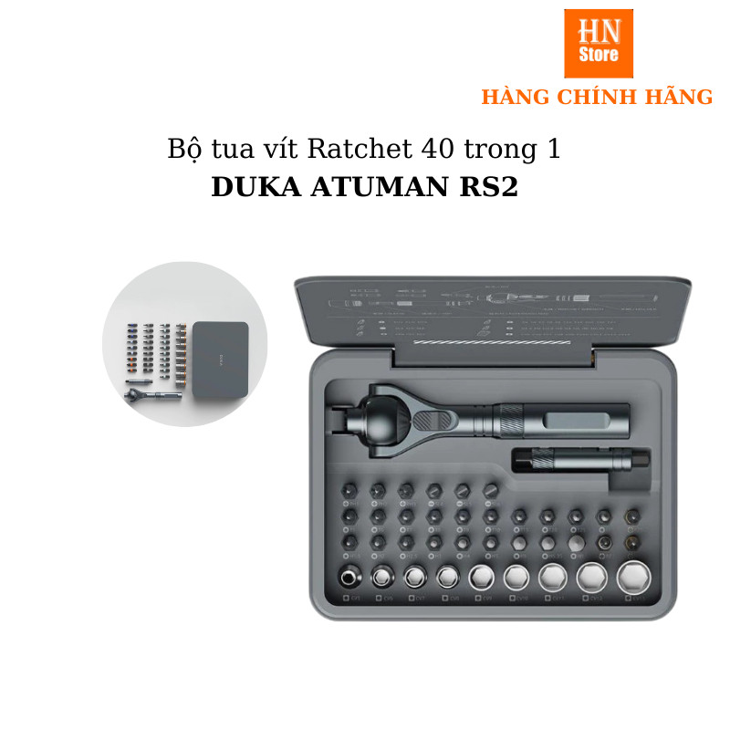 Bộ tua vít Ratchet ATuMan RS2, phụ kiện 40 trong 1 - Shop MI HN Store