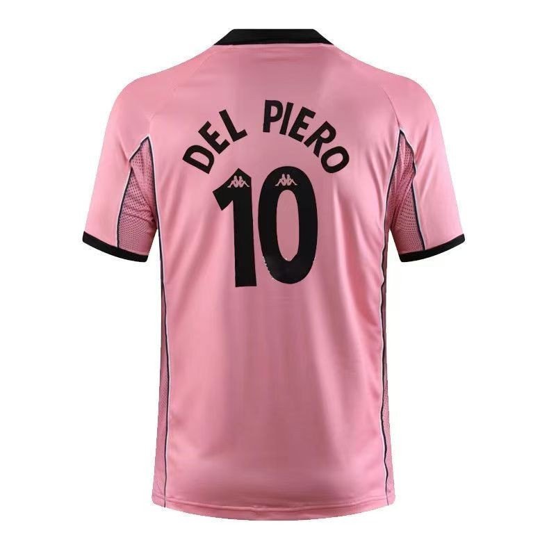 Áo bóng đá retro Juventus 11-12 màu hồng sân khách nam