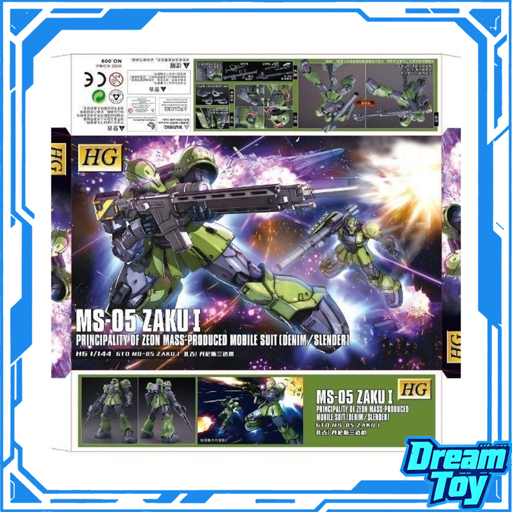 STAR GTO Zaku I Denim / Slender Custom 1 / 144 model kit MS-05 Denim / Slender Custom #star