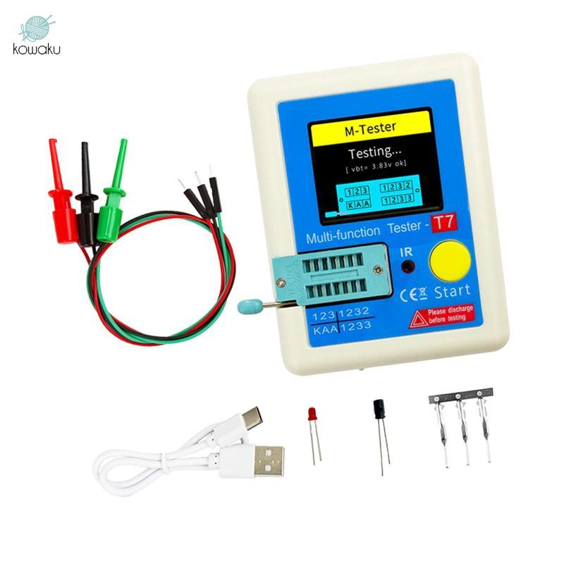 Máy đo độ xuyên thấu Lcr Máy đo linh kiện đa chức năng Lcr-t7 cho PNP