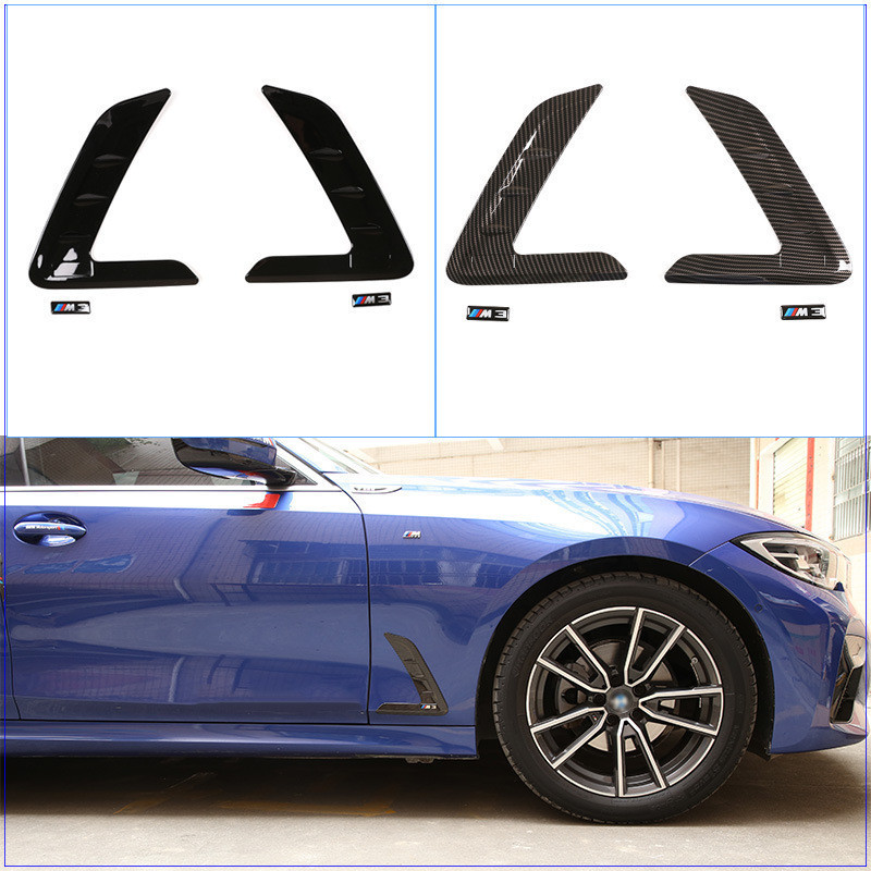 Thâm Quyến Đầu Xe Thích Hợp Cho 20-23 BMW / 3 Series Fender BMW / Fender Sticker ABS Phụ Kiện Nhà Má