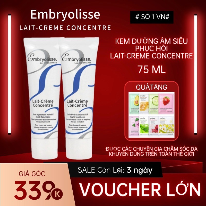 Kem dưỡng ẩm embryolisse kem dưỡng embryolisse dưỡng ẩm kem phục hồi da Sáng Bóng Embryolisse Lait C