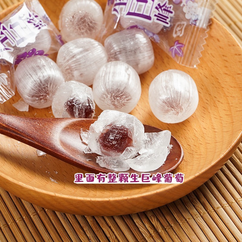 Hàng sẵn có Vận chuyển nhanh Ribon Ribon Sang Kyoho Glucose Plum Lemon Peach Raw Plum Candy Fruit Ca