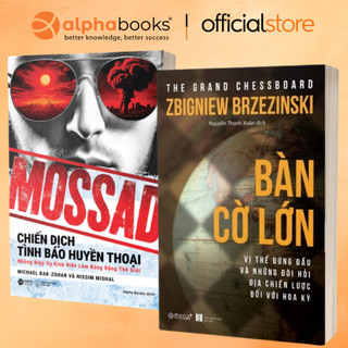 Sách lẻ/combo: Mossad (Alpha books) + Bàn Cờ Lớn (Omega Plus)