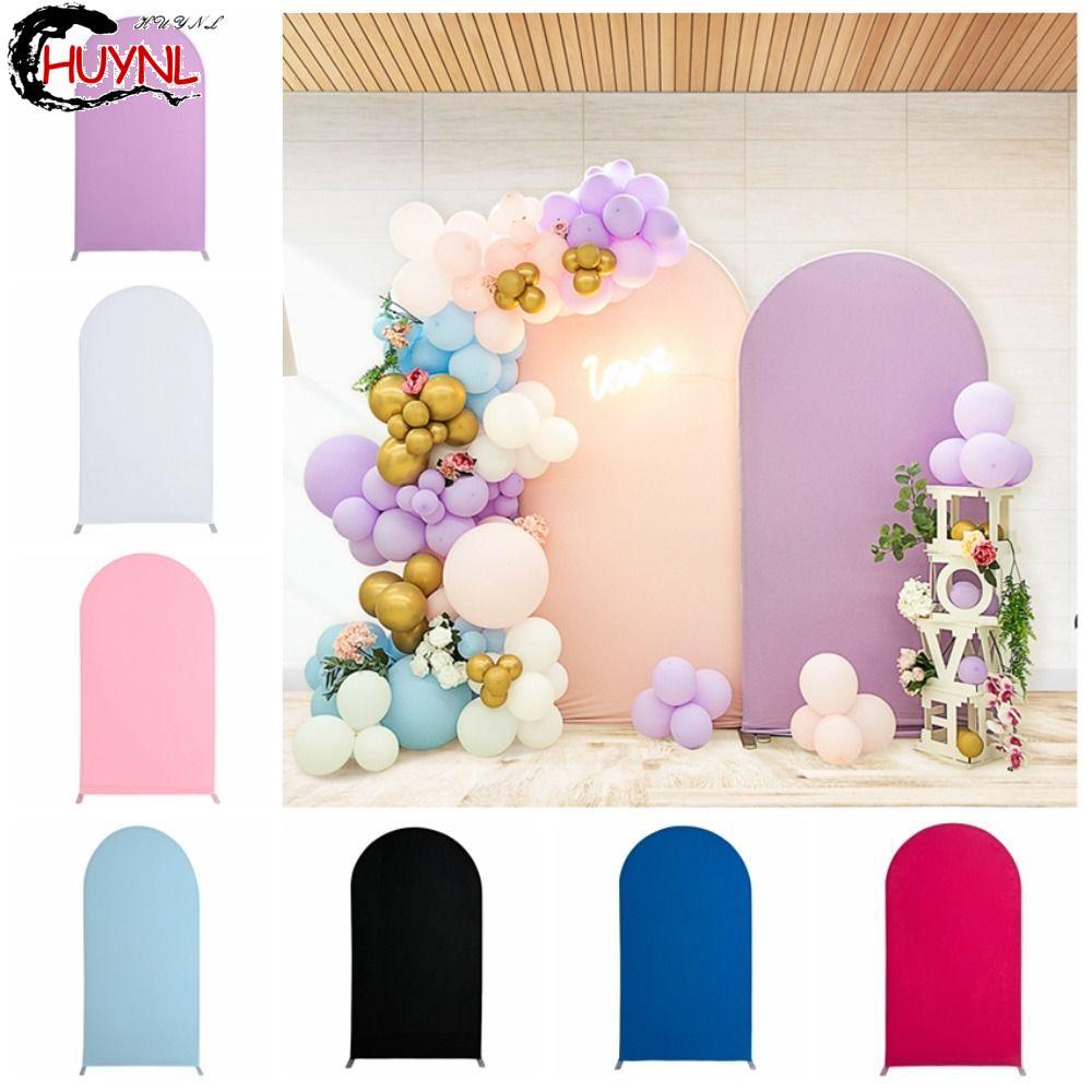 RENDZ Arch Backdrop Stand Cover, Arch Solid Color Double Sided Arch Backdrop Cover, Trang trí nền ch