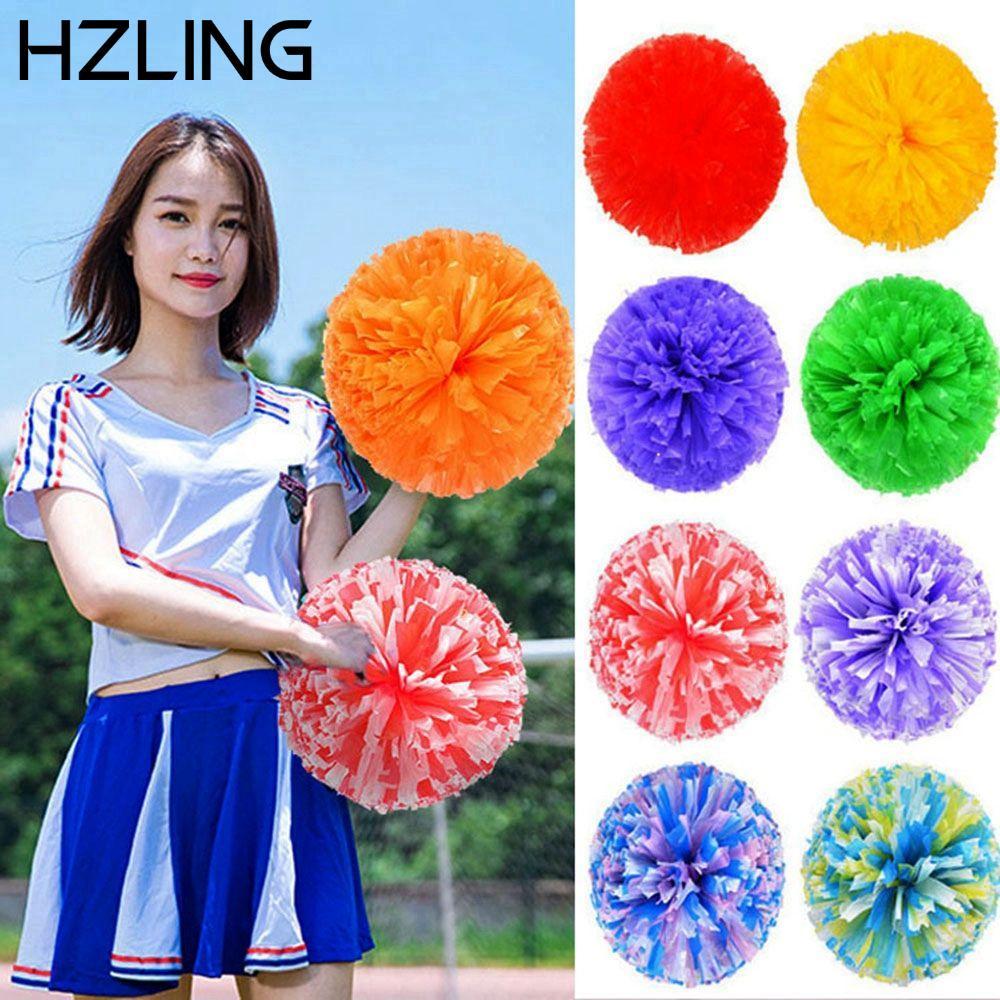 HZLING Cổ Vũ Bóng Cổ Vũ Nhẫn Phong Cách Lạ Mắt Tay Cầm Đôi Lỗ Khiêu Vũ Trang Trí Tiệc