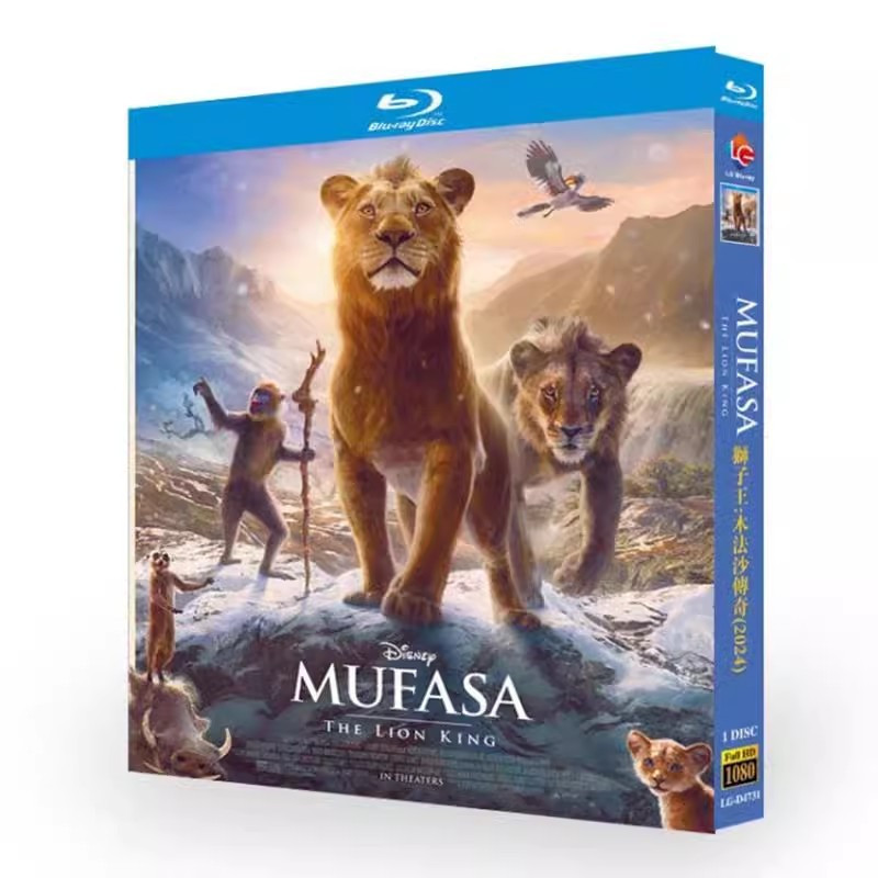 Đĩa Blu-ray Phim hoạt hình Mỹ Mufasa: Vua sư tử (2024) 1BD G033