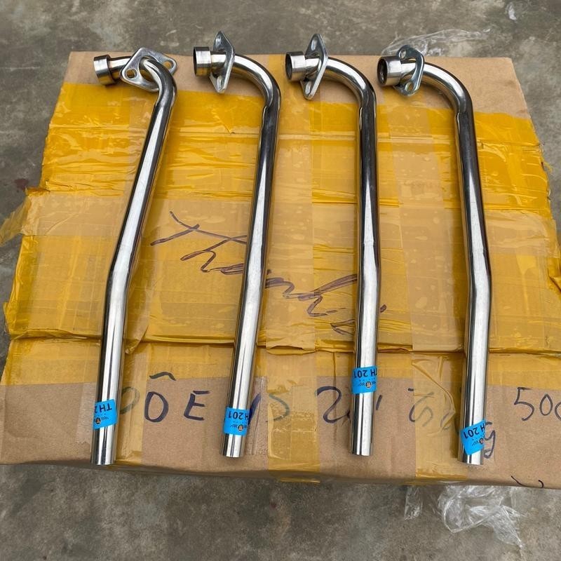 Cổ Bô Inox Zin (Size 22) Lắp Wave 110 Size Nhỏ - Lắp Bô 2543 - Chế Cổ Wave 110,  Phụ Tùng - Phụ Kiện