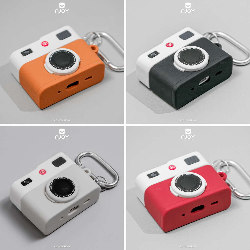 Ốp In Hình Máy Chụp Ảnh Retro Vintage Camera Cực Chill Cho Airpods Pro 3 2 Njoyshop
