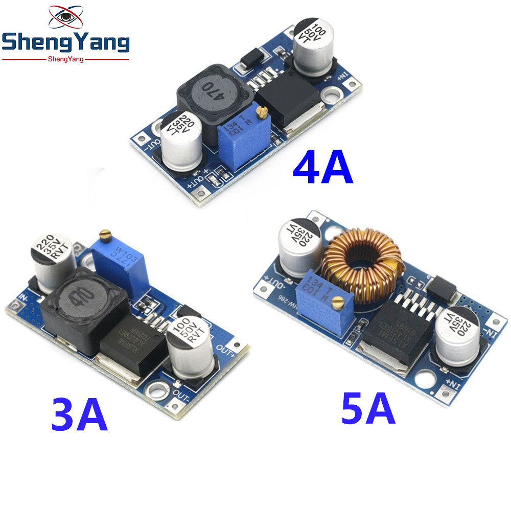 1 Cái Có Thể Điều Chỉnh DC Sang DC LM2596 LM2596S XL4015 Buck Boost Module 3A 4A 5A Mô Đun Điều Chỉn
