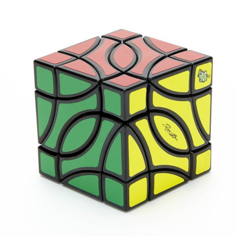 SKA6 [Cash commodity and quick delivery]Blue  Pisces Rubik's Cube 4 Corner Pisces Cube Irregular-sha