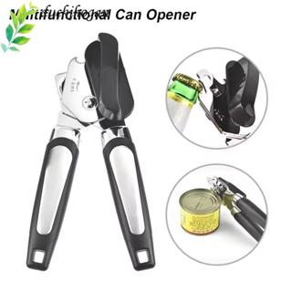 DUCKIHOGAN 1 Cái Dụng cụ mở hộp bằng tay, Dụng cụ mở nắp lọ cắt bên chuyên nghiệp, Bền bỉ với Dụng cụ mở nắp chai thiếc đa chức năng bằng thép không gỉ Dụng cụ mở nắp chai thiếc tiện ích nhà bếp